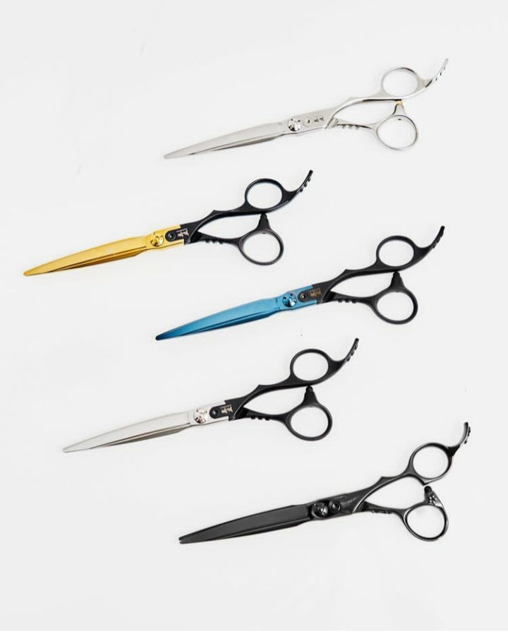 Japanese handmade hairdressing shears from V10 Steel HOSHI